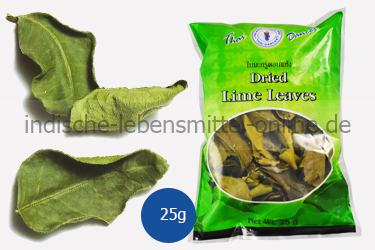 Limonenblätter, getrocknet, Lemon Leaves, Elumichai ilai, Indien, 25g