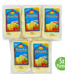5x Panir, Paneer, Rahmkäse, Indische Käse, Kochkäse Pur, 5x250g 1,25 KG